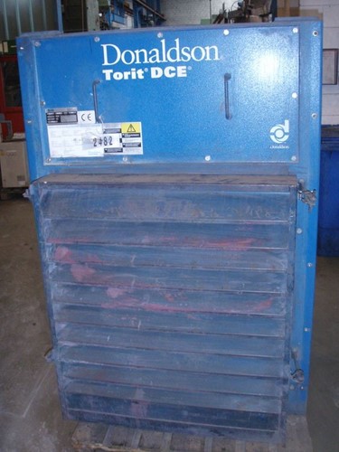 Cartridge filter DCE - DONALDSON exhaust wall
